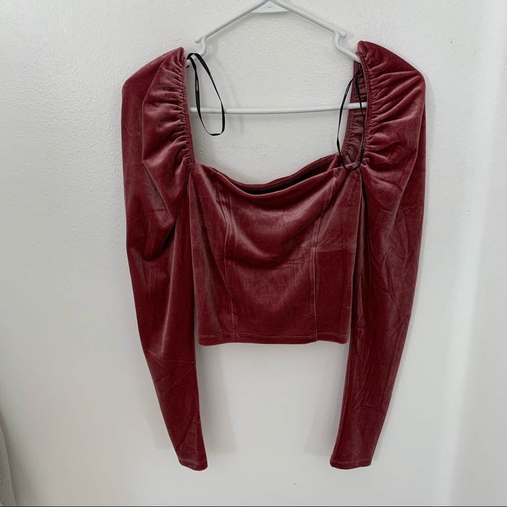 Velvet F21 top